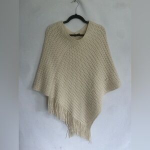 Do everything in love sweater poncho